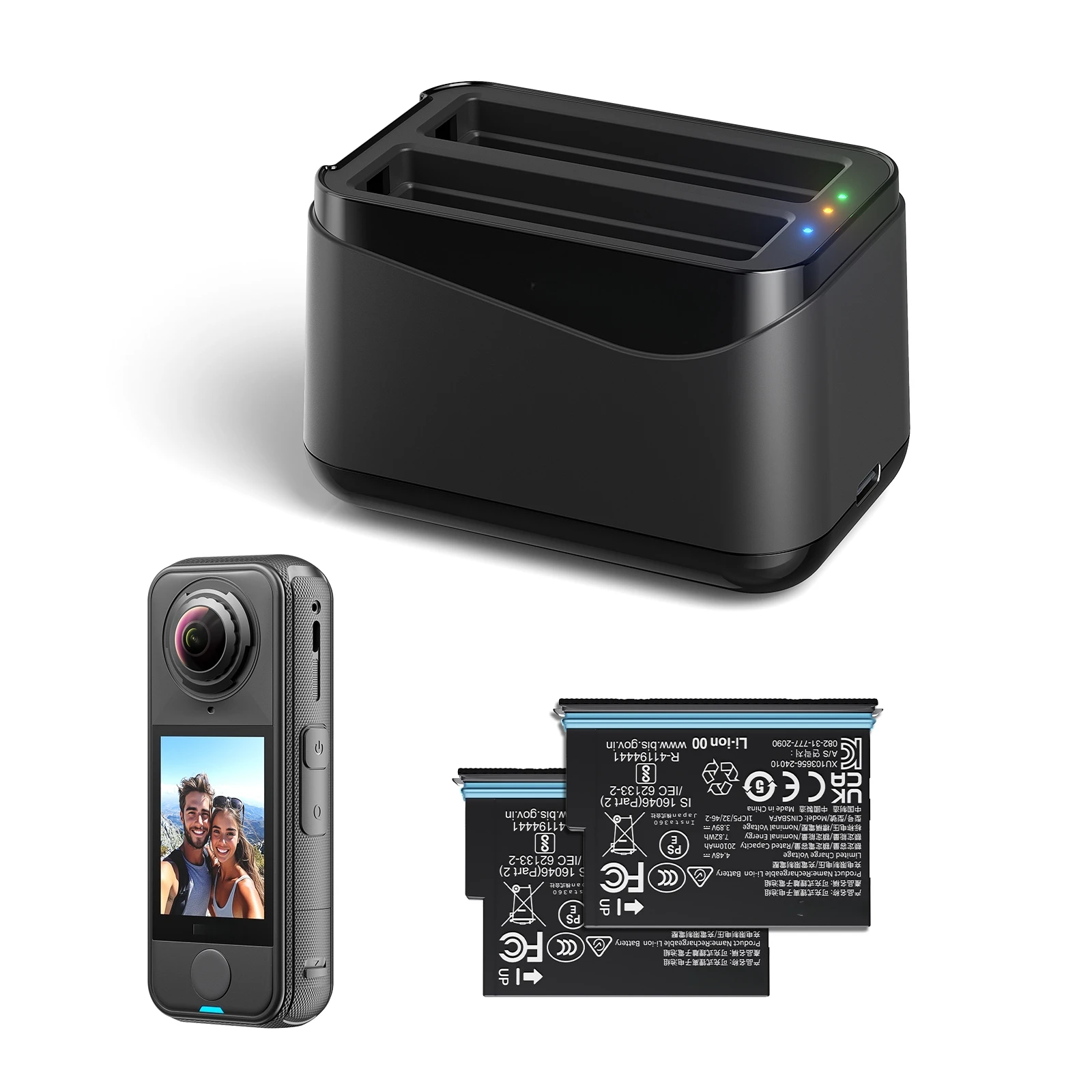 

For Insta360 X4 Air Battery Fast Charging Box X4 Air Charger Accessories