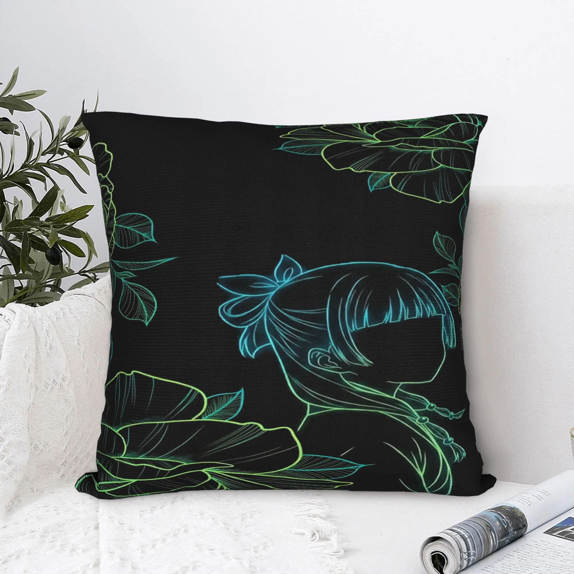 The Apothecary D-Diaries Maomao Pillow Case  Print Pillow Cover Cute Funny Pillowcases For Sofa Home Decoration