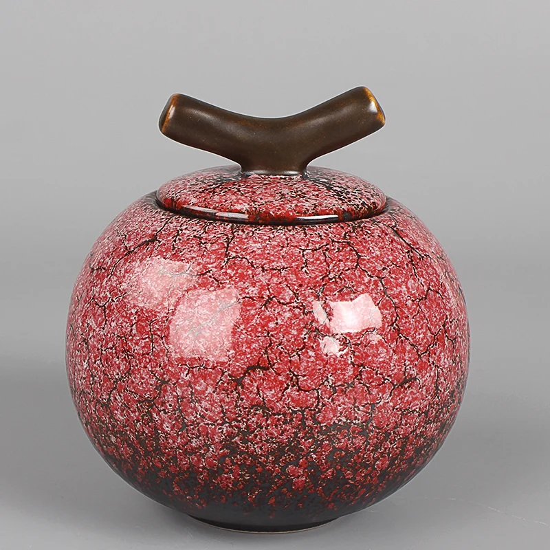 

Home decoration kiln transformation China Jingdezhen luxury ceramics pottery handwork Storage jar Crafts room decoration home