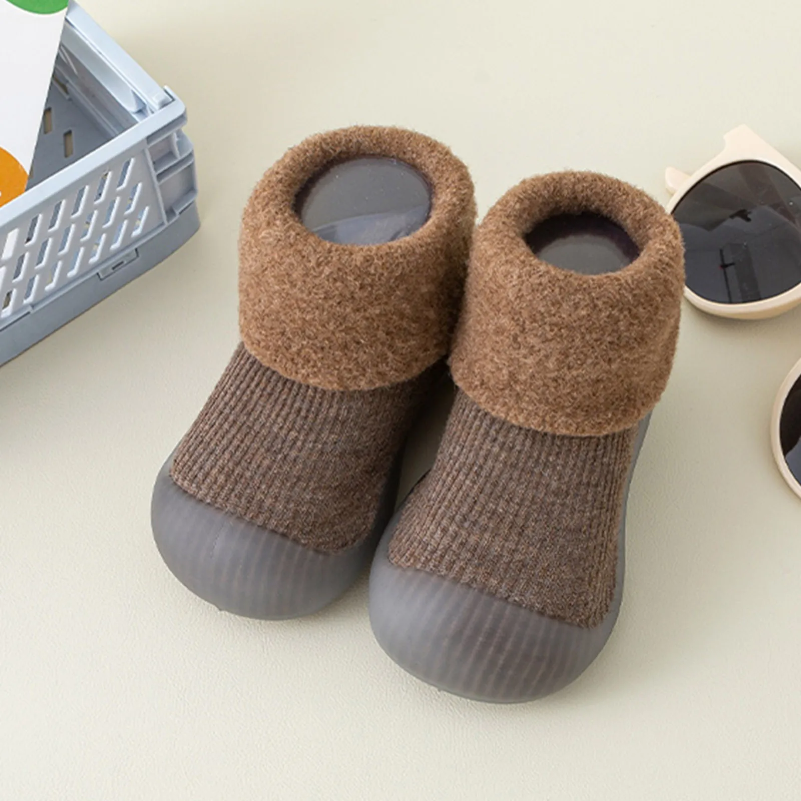 Thickened Kids Socks Shoes Winter Super Warm Baby Toddler Boots Boys Girl Sneakers Newborn Indoor Shoes Floor Footwear Prewalker