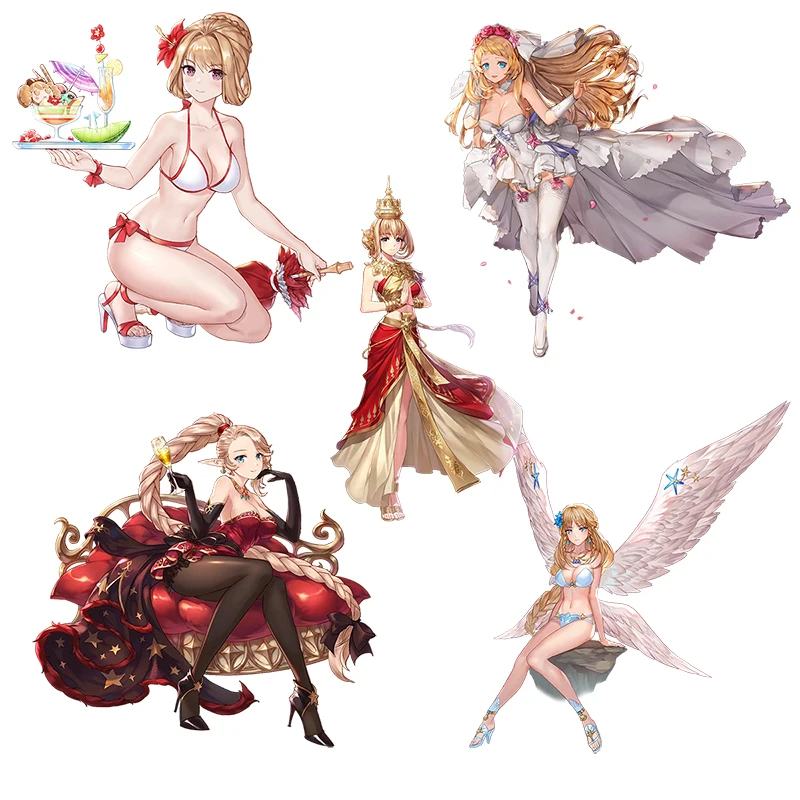 Three Ratels CDM352 King's Raid Artemia Anime sticker for bike motorcycle auto car laptop Waterproof Vinyl Decal wall stickers