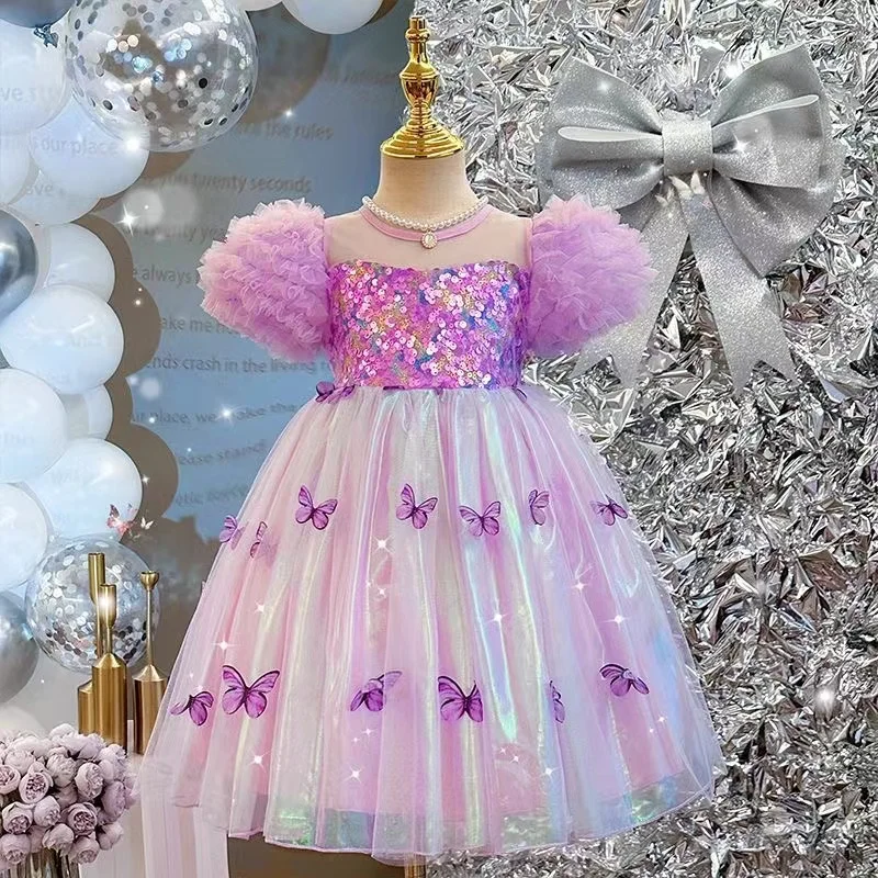 2024 New Girls Dresses For Kids Girl Princess Dress Clothes Children Birthday Christmas Party Clothing Evening Party Kids 3-7T