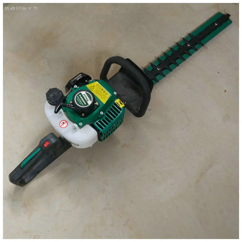 

Double Blade Hedge Trimmer 32FL 22.5CC Tea Trimmer High Quality High Power Mute Setting Gas Trimmer