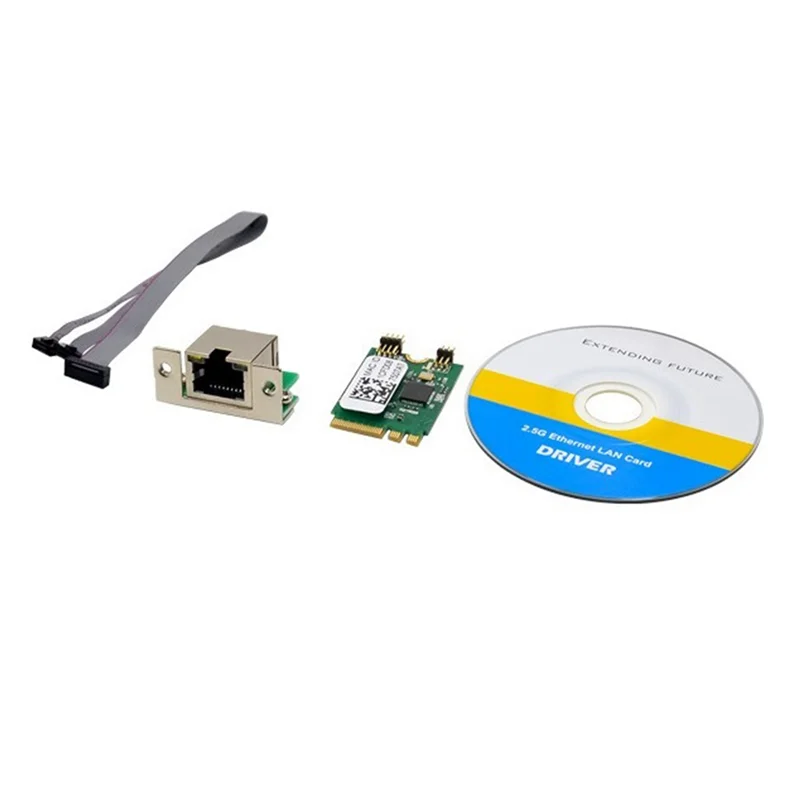 

ABKQ-6X M.2 A+E KEY 2.5G Ethernet LAN-карта RTL8125B Сетевая карта промышленного управления Сетевой адаптер PCI Express