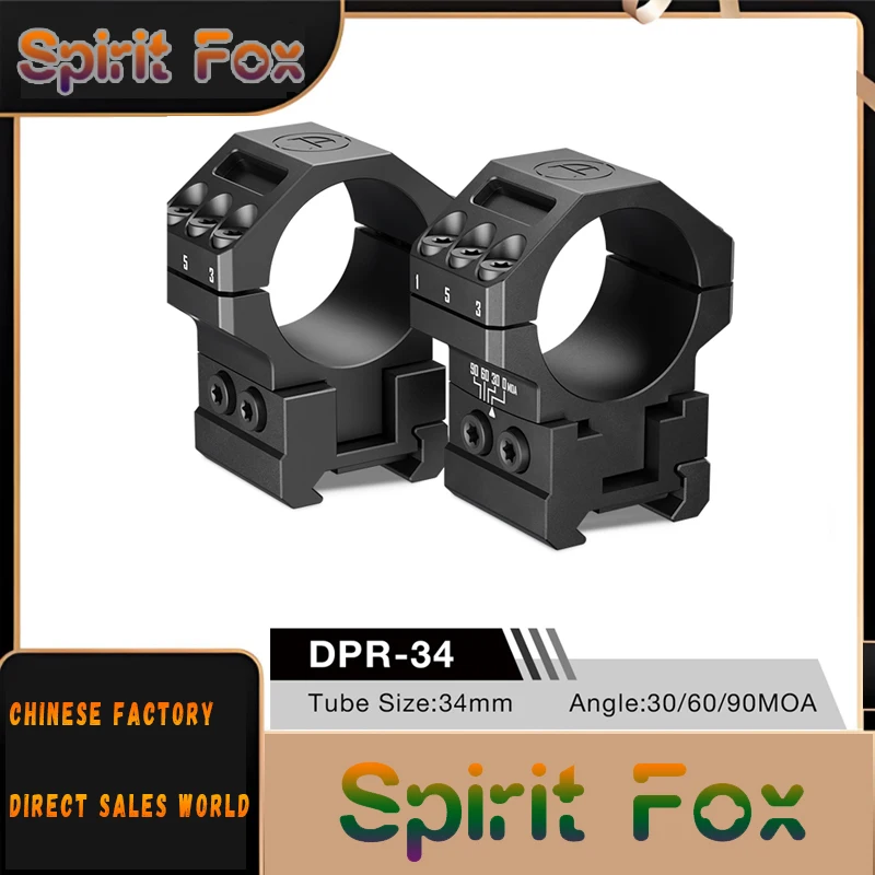 Spirit Fox-34 High Precision 20mm Clamp Pipe Diameter 3 Nails Adjustable Tilt Angle Triangle Clamp for Pipe Fitting