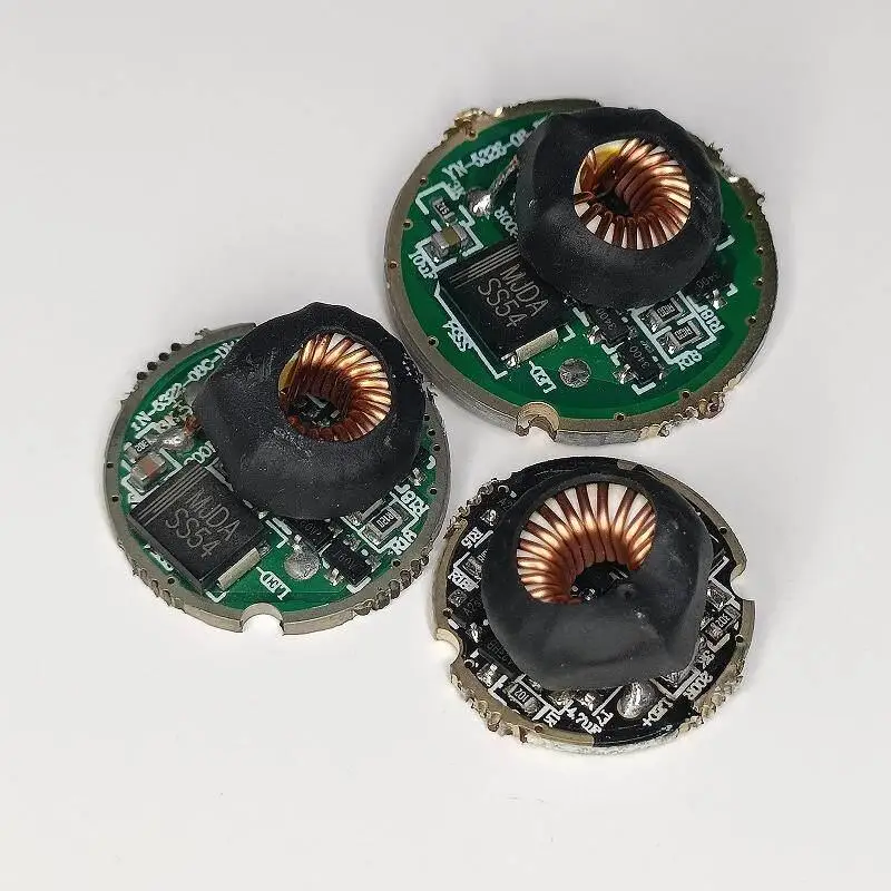 (A.)1Pcs 6~12V Drive Board High Power Circuit Board 6V XHP50/XHP70 Lamp Bead Circuit Board Diy Electric Vehicle Lamp