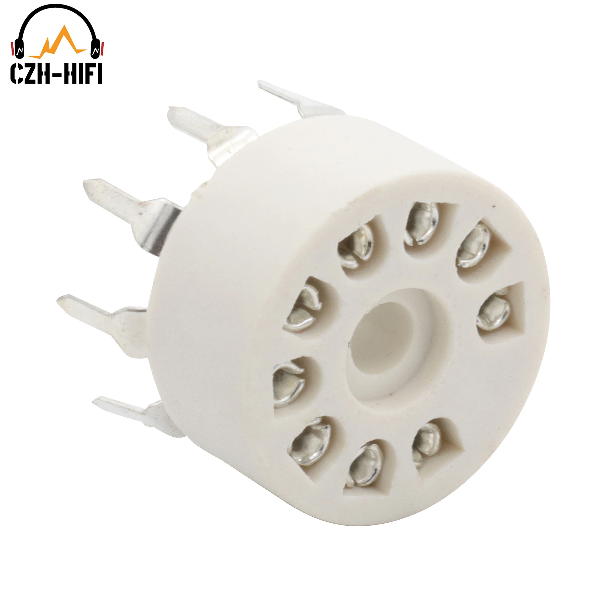 10 stücke 9pin B9A Rohr Buchse Kunststoff Ventil Basis für 12AX7 12AT7 12AU7 EL84 6N1 6570 6922 6DJ8 6N1 ECC83 ECC82 Verstärker PCB Mount – Detail 8