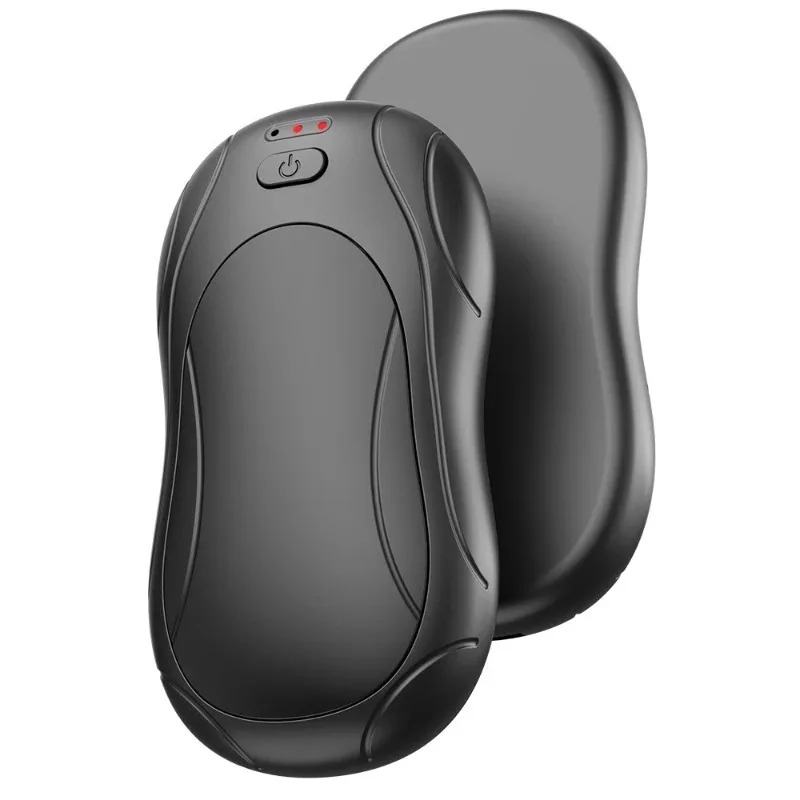

Holding a magnetic hand warmer, the new split two-in-one 3-gear temperature regulation portable hand warmer