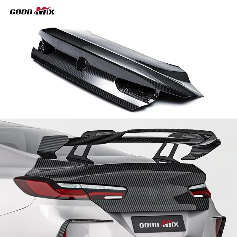 Style Prepreg Dry Carbon Fiber Rear Trunk Lid for BMW M8 F92 2 Doors Hard Top Body Kit Exterior Part