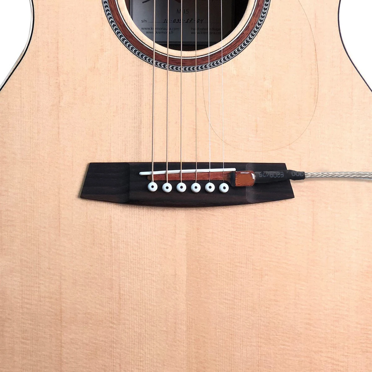 

Ceramic Pickup Stick Passive Piezo Transducer For Classical Folk Acoustic Guitar High Sensitivity Durable Black Silver Guitar