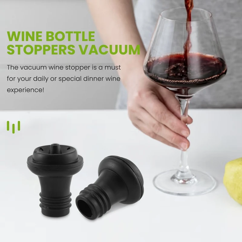 Wine Stoppers Need To Be Used In Conjunction With Wine Pump To Effectively Maintain The Fresh Flavor Of Wine