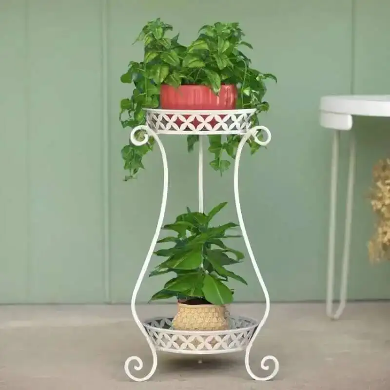 

Decorations Aesthetics Accessories Flower Balcony Stand Living Room Office Indoor Flower Minimalist Plantenrek Home Furniture