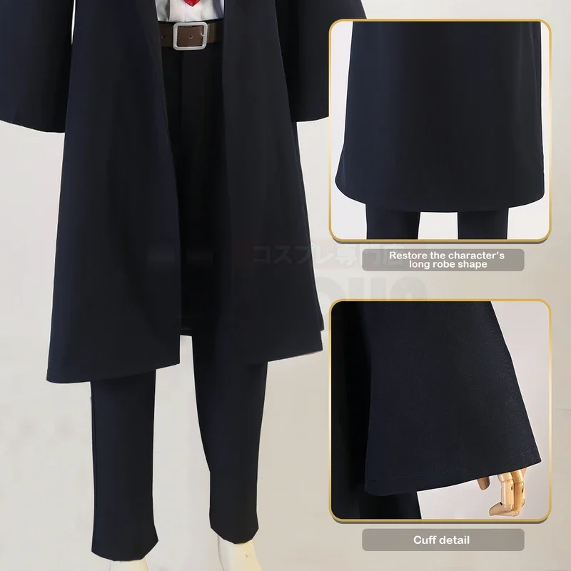 HOLOUN Mashle อะนิเมะ Lance Crown Mash Burnedead Finn Ames Dot Barrett คอสเพลย์ชุดวิกผมเสื้อคลุม Cape เสื้อกางเกง Tie ฮาโลวีน