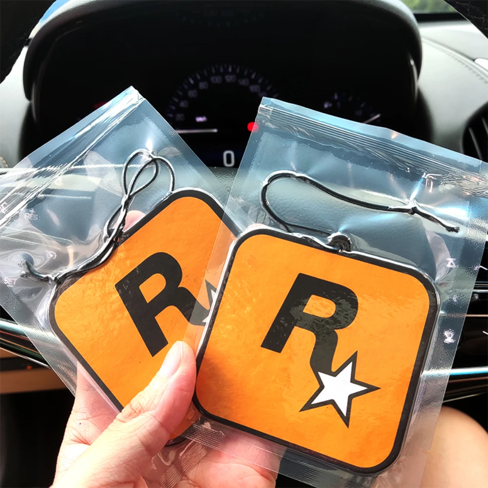 1/5Pcs Trend Car Perfume R Star Long-lasting Aromatherapy Fragrance Piece Multi-functional Scented Pad