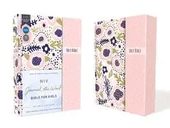 NIV Journal the Word Bible for girls - Hardcover, Double-Column Layout, Magnetic Closure, Red Letter Comfort Print