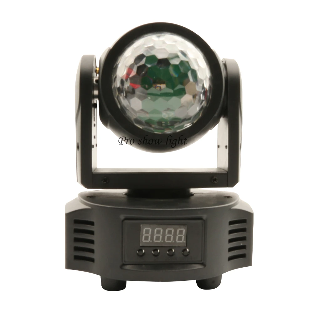 Imagem -02 - Double Side Led Moving Head Light Wash Light com Bola Mágica Mini Iluminação Led para Discoteca Bar dj Dmx512 12w 4x5w