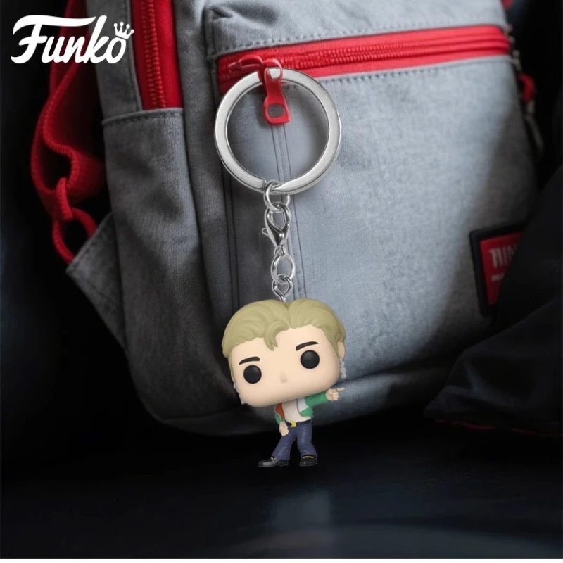 

Genuine Edition FUNKO POP BTS Member Keychain - Jeongguk / Seokjin / Taehyung Desktop Decoration Ornament Model Toys Collectible