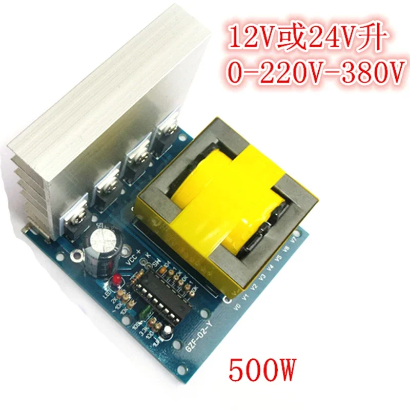 DC-AC Converter 12V to 220V 380V 18V AC 500W Inverter Board Pre booster module