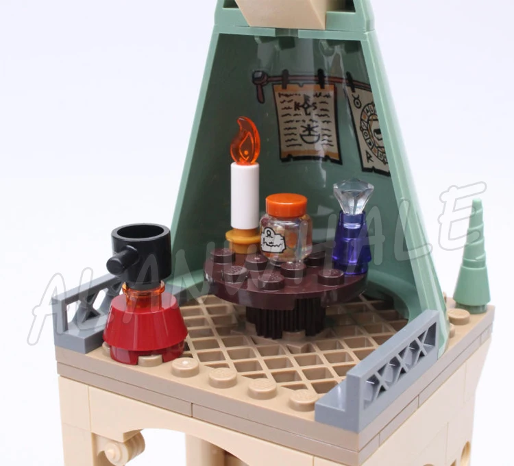 413 قطعة العالم السحري للمعالجات رقيق لقاء 3 رؤوس الكلب غرفة المدرسة 60138 ألعاب مكعبات البناء متوافقة مع النموذج #5