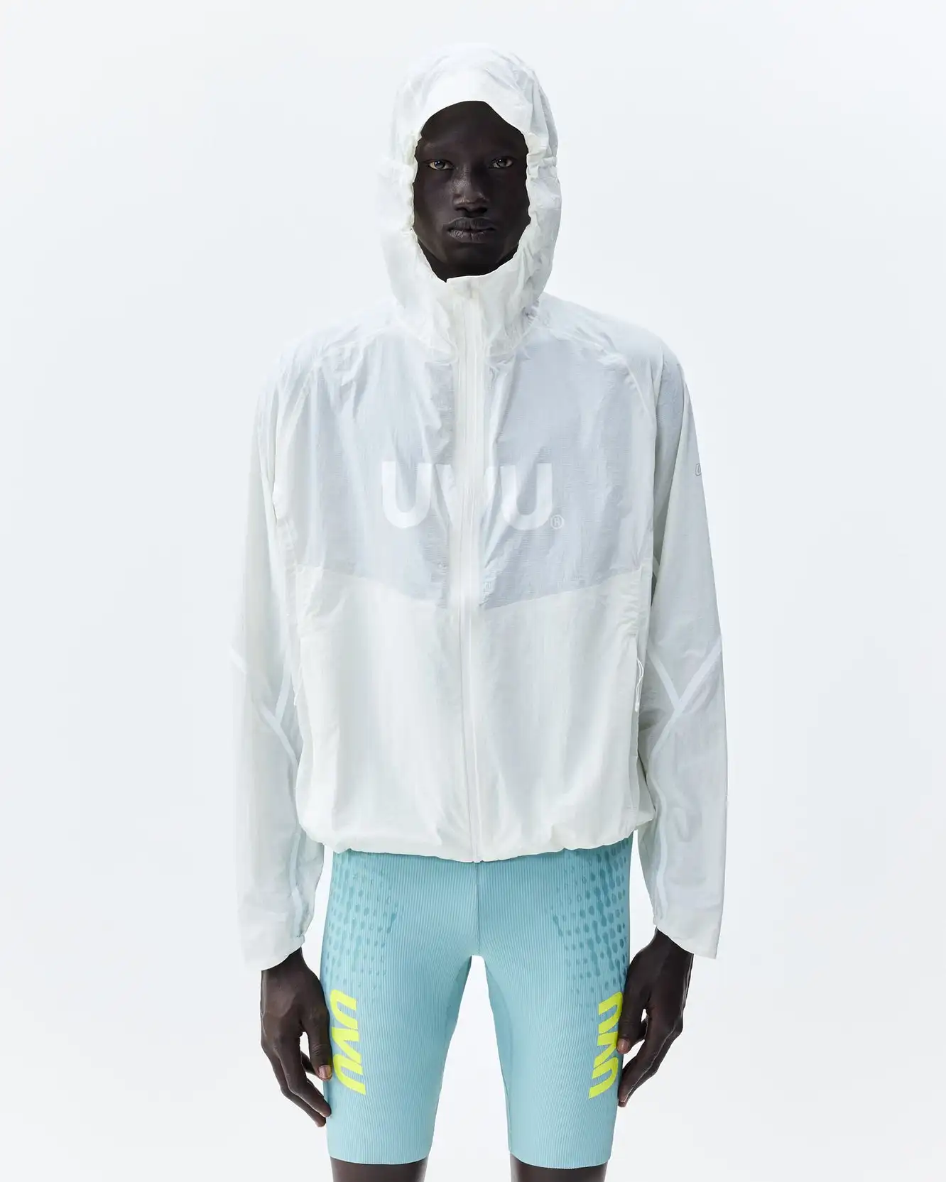 UVU RUNNING WINDBREAKER ’26 Off White Ultra Light Windproof Jacket Outdoor Running Fitness Commute Sports Windbreaker Coat