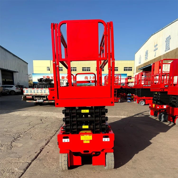 High Efficiency Mobile Manual 4m-18m Hydraulic Electric Scissor Lift Table Work Platform Construction Lifters Scaffolds