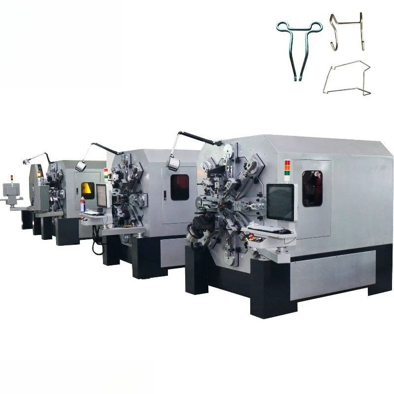 Numerical control multi-axis stainless steel bracket bending machine 3d metal wire bending machine, camless spring