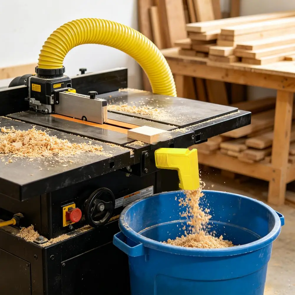 Woodworking Dust Collector Impact-resistant Dust Adapter for Dewalt Table Saw Dual Port Dust Collection Accessory Tool-free