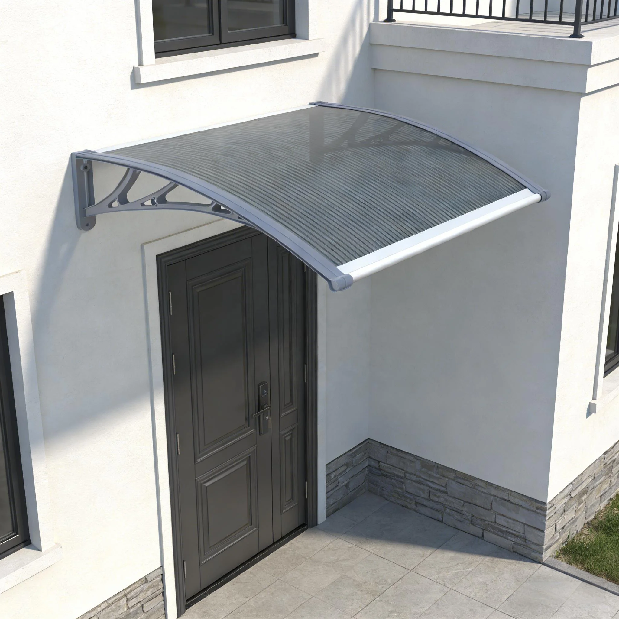 Outdoor Plastic Polycarbonate Door Window Canopy Awning Home