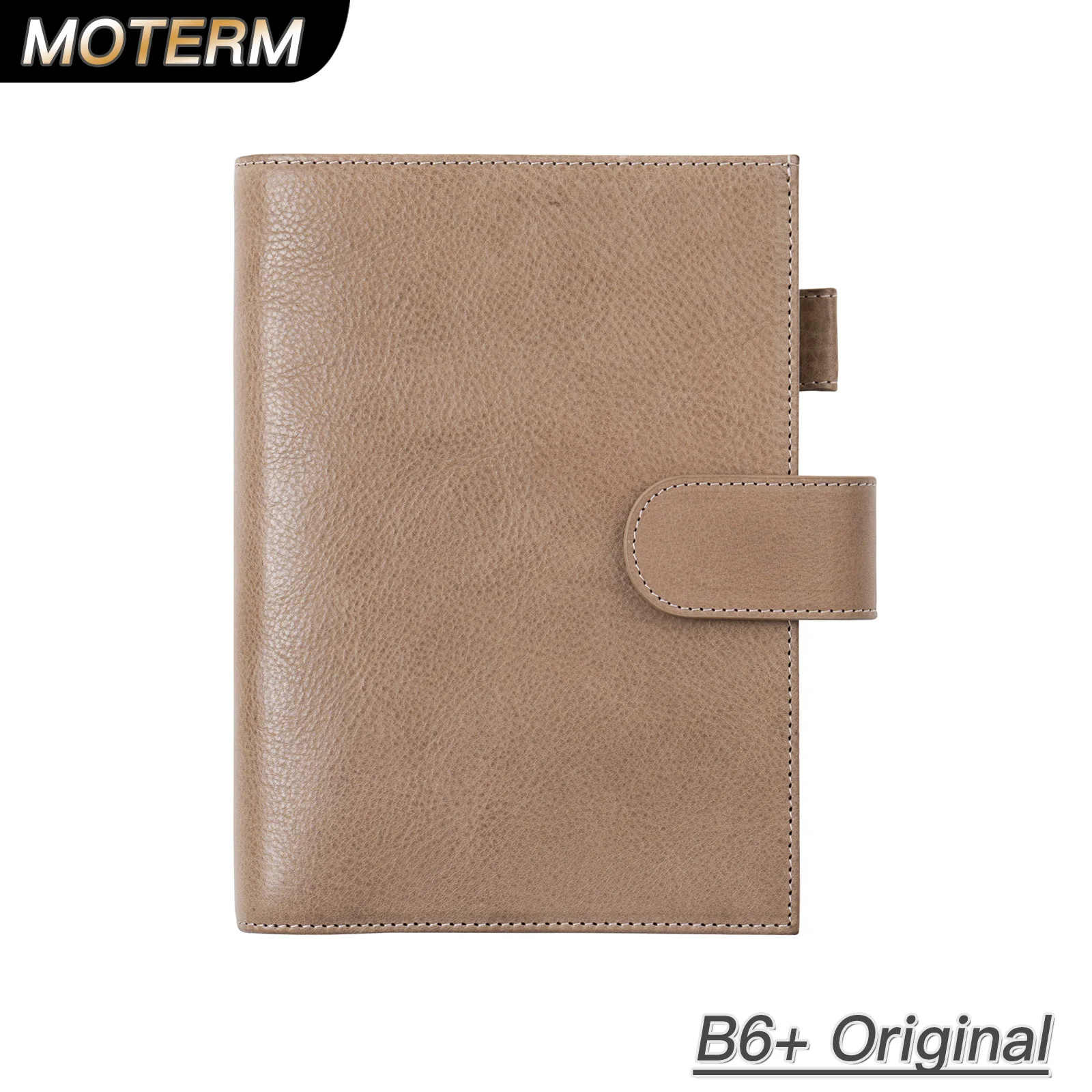 Moterm Full Grain Vegetable Tanned Leather Original B6 Plus Cover for B6 Stalogy Notebook Planner Organizer Agenda Diary Journal
