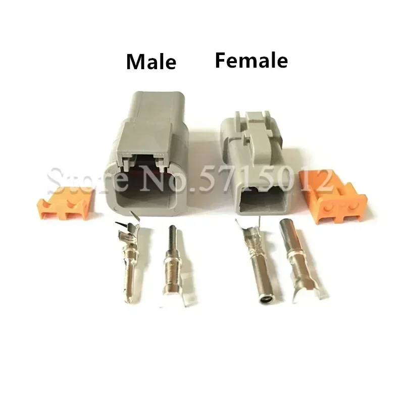 2 Hole DTP06-2S DTP04-2P DTP Series Automotive Connector Waterproof Electrical Wire Socket For Deutsch Heavy Truck Accessories