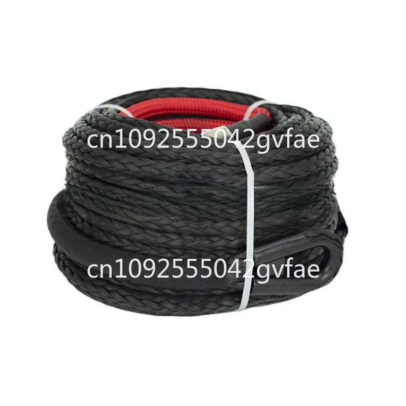 Synthetic Winch Rope for ATV SUV Vehicle, Tow Car, Off Road Trailer, 12mm x 28M, 13mm x 25m