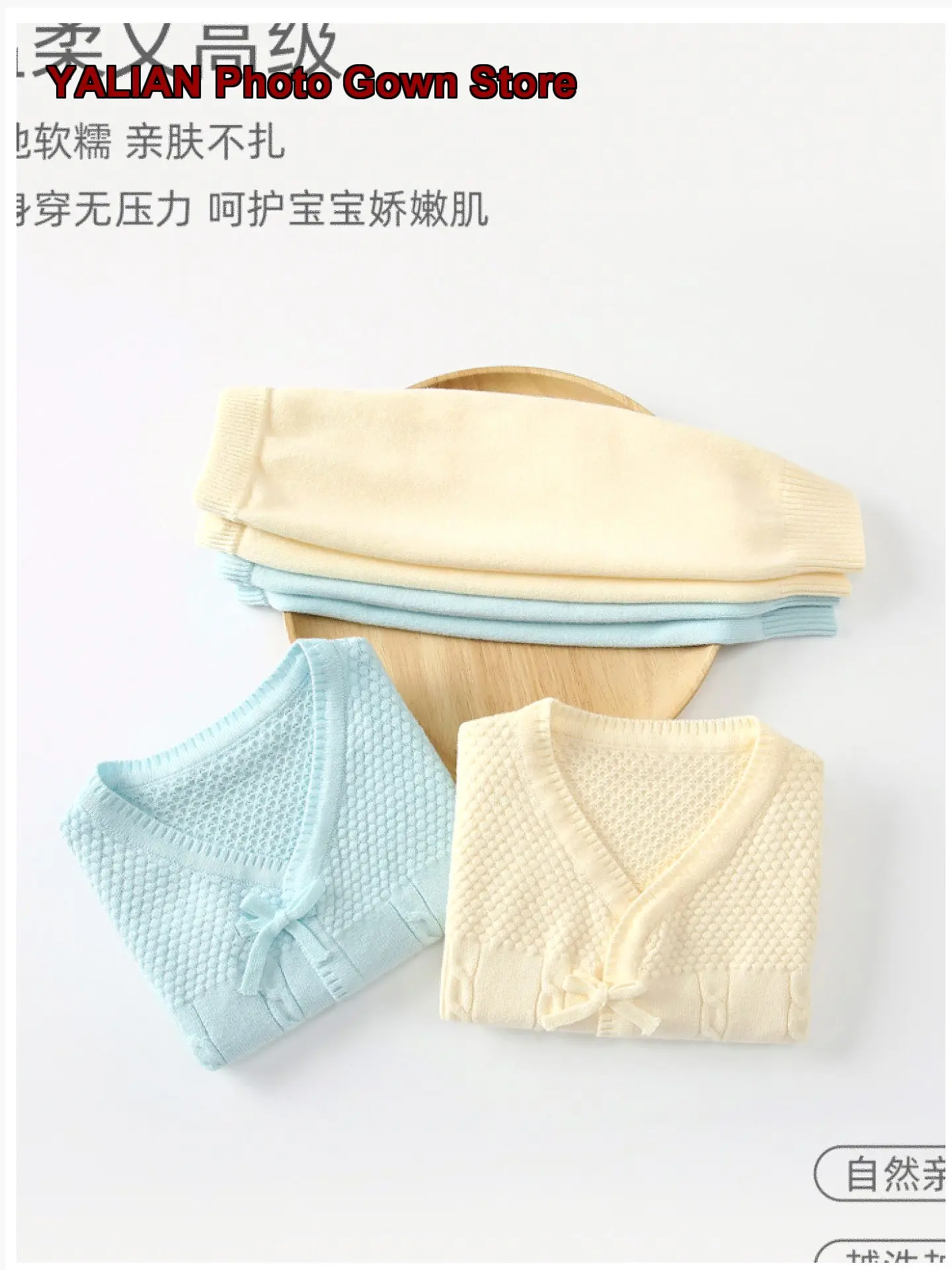 Newborn Knit Set Autumn Cotton Baby Clothes Infant Spring Autumn Outfit