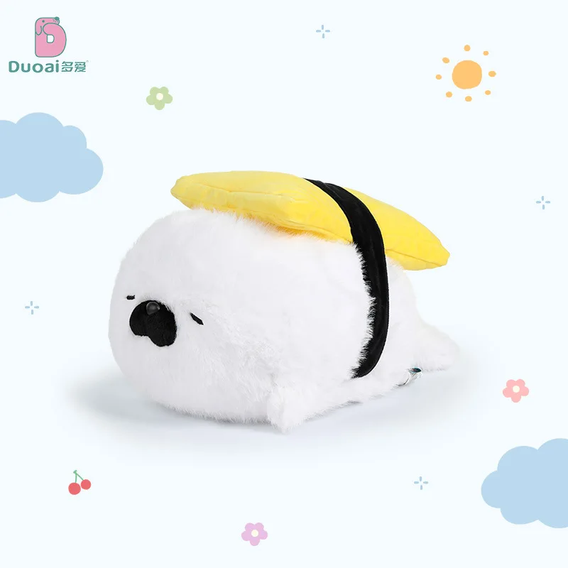 Japanische Robbe Plüsch Schlüsselanhänger Spielzeug Meer Otter weiche Kawaii Puppe lebensechte gefüllte Meeresleben Simulation Siegel Dekor Geburtstagsgeschenk