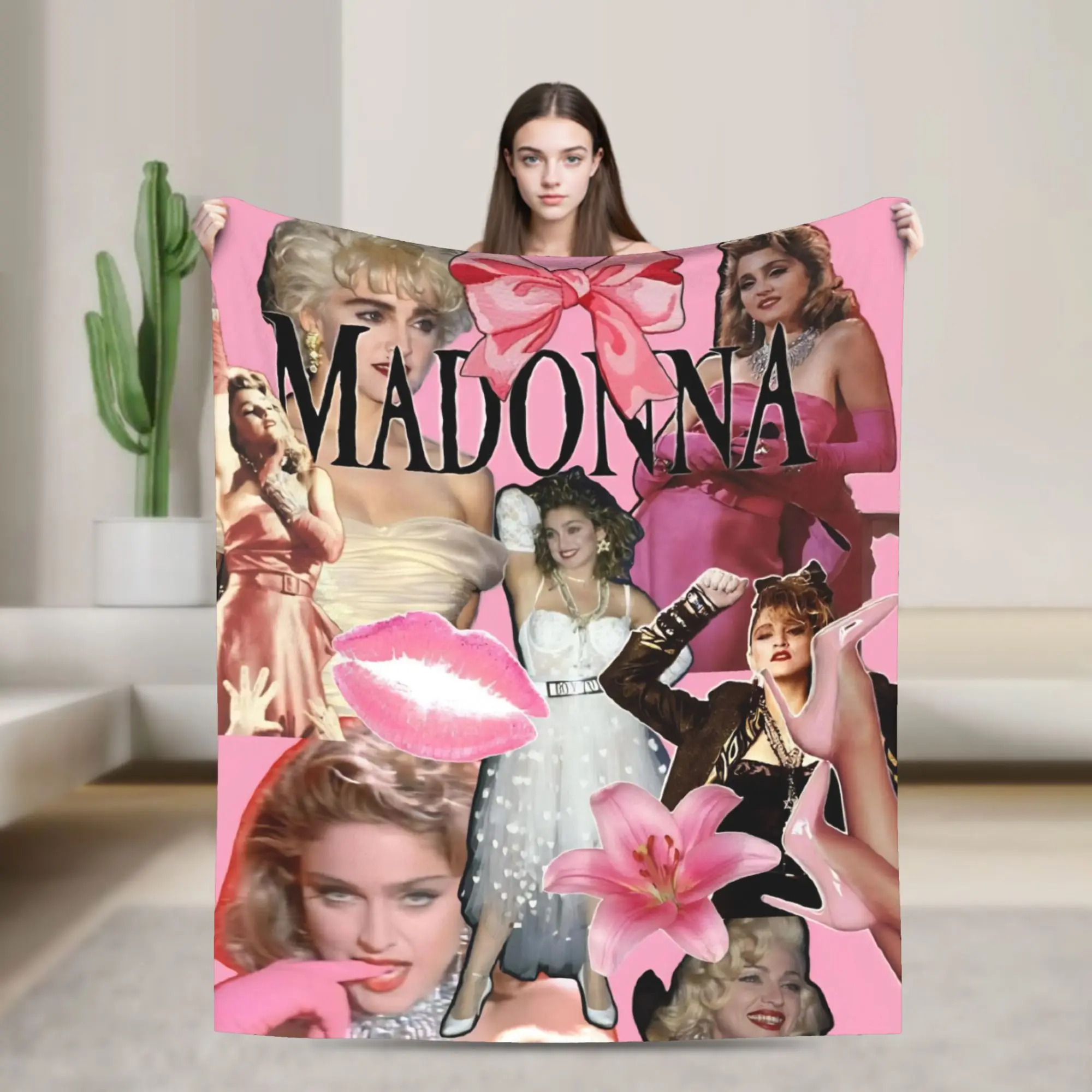 M-Madonnas Confessions II Throw Blanket for Couch  Fuzzy Soft Plush Blanket 50x60 Inch Multiple Sizes Bedspread for All Seasons