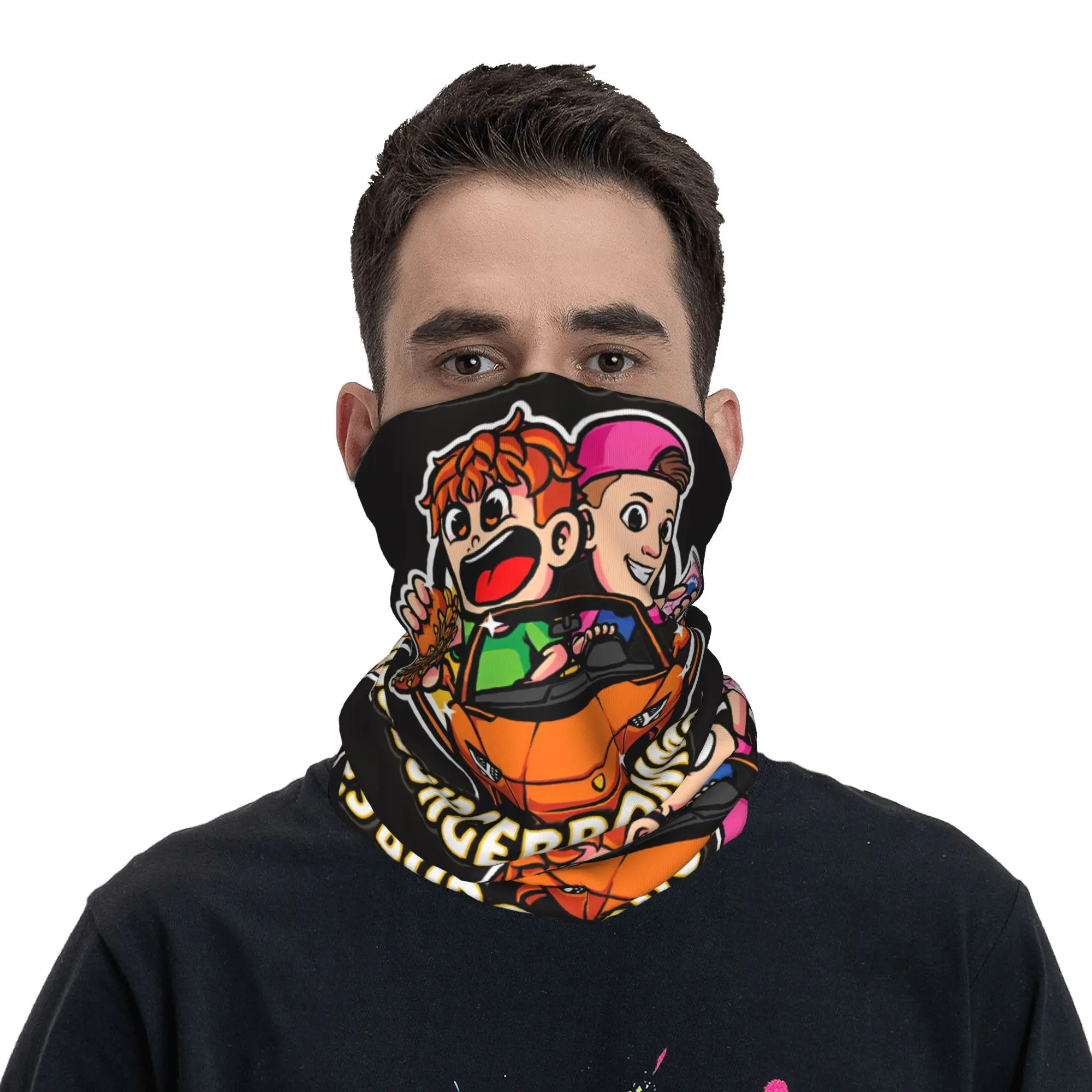 LukasBS Burgerpommes Bandana Neck Cover Printed ICrimax Game Magic Scarf Multi-use Headwear Running Unisex Adult Windproof