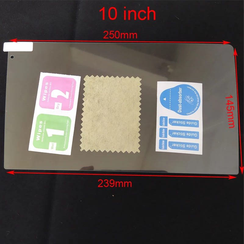 9 10 Inch Protective Film Tempered Glass Car Radio Stereo DVD Touch Full LCD Screen For TEYES CC2 CC3 Car Accessories
