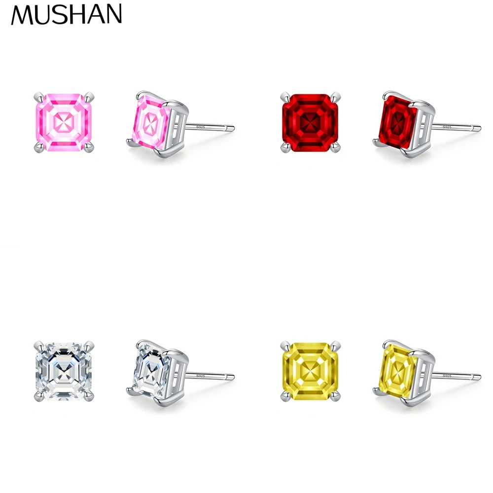 

Ювелирные изделия MuShan: Обручальное кольцо из стерлингового серебра 925 пробы с высокоуглеродистым бриллиантом, романтический стиль, роскошные ювелирные изделия, женские кольца, изысканные украшения