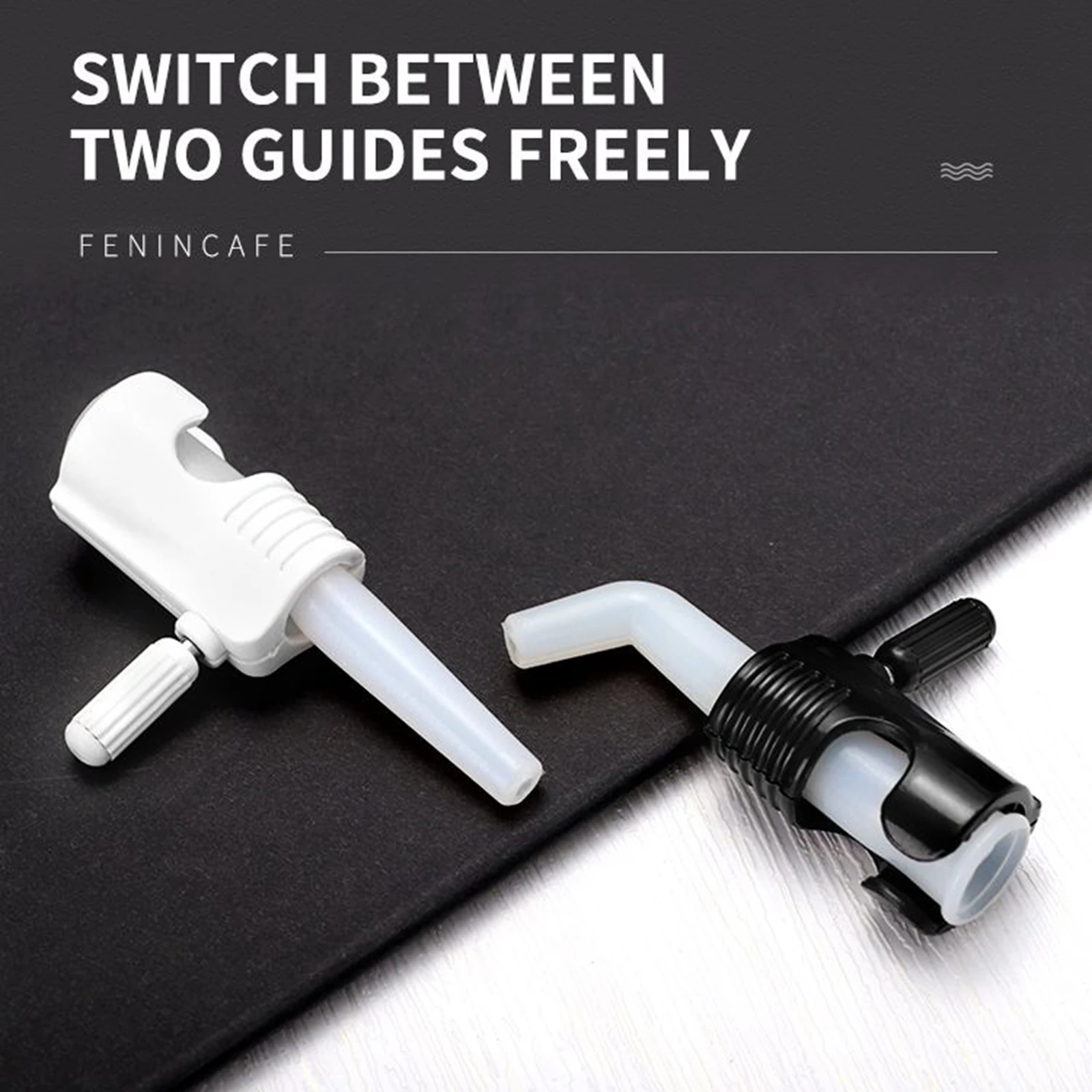 Coffeeware Thin Mouth Swan Neck Coffee Tea Pot Gooseneck Drip Kettle Flow Control Valve Coffee pot water controller accessaries