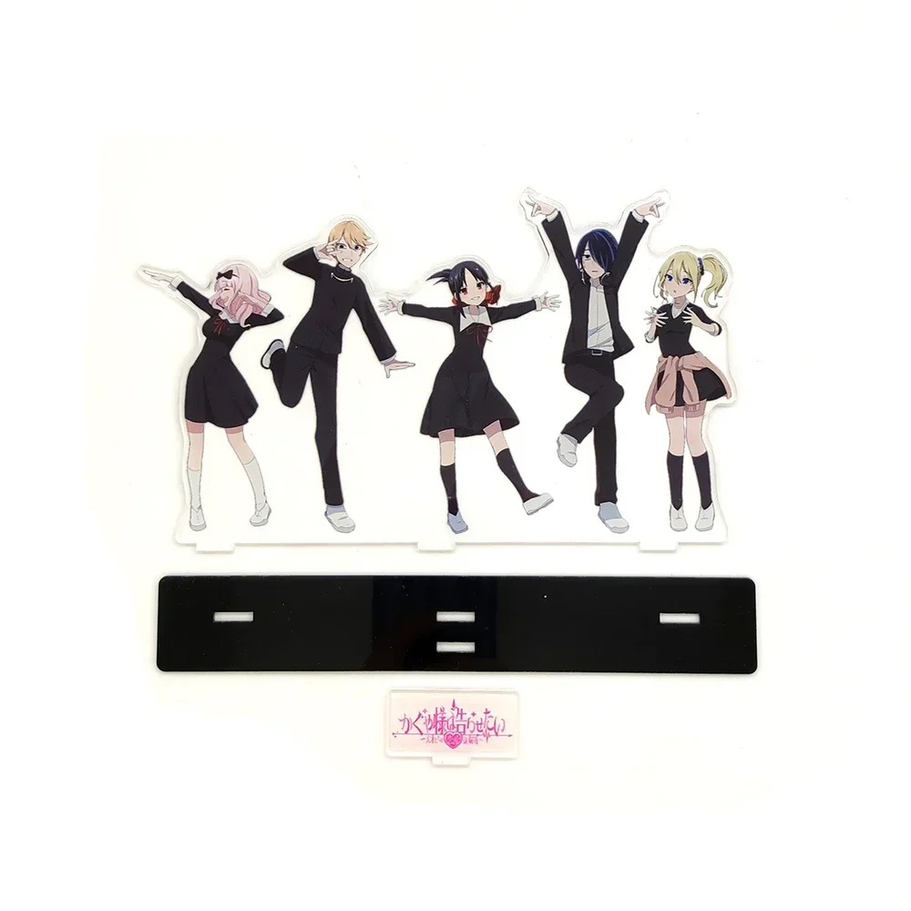 Tensai tachi no Renai Zunousen Miyuki Chika Ai acrylic standee figurines desk decoration cake topper