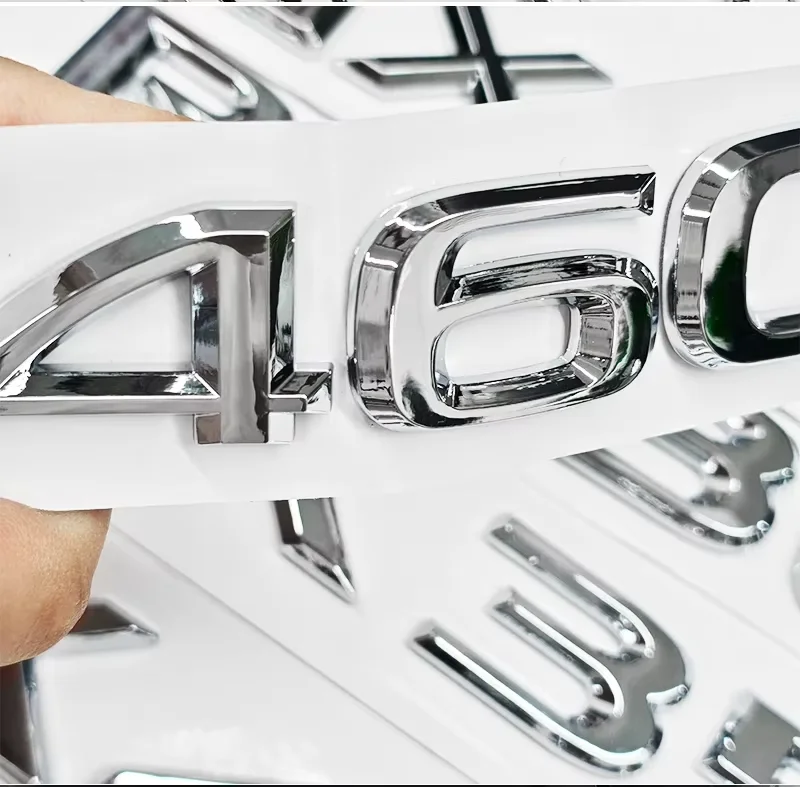 Car 3D ABS Logo For Lexus GX470 LX570 LX600 RX350 RX300 Emblem Number Letters Sticker Car Trunk Badge Adhesive Decal Accessories