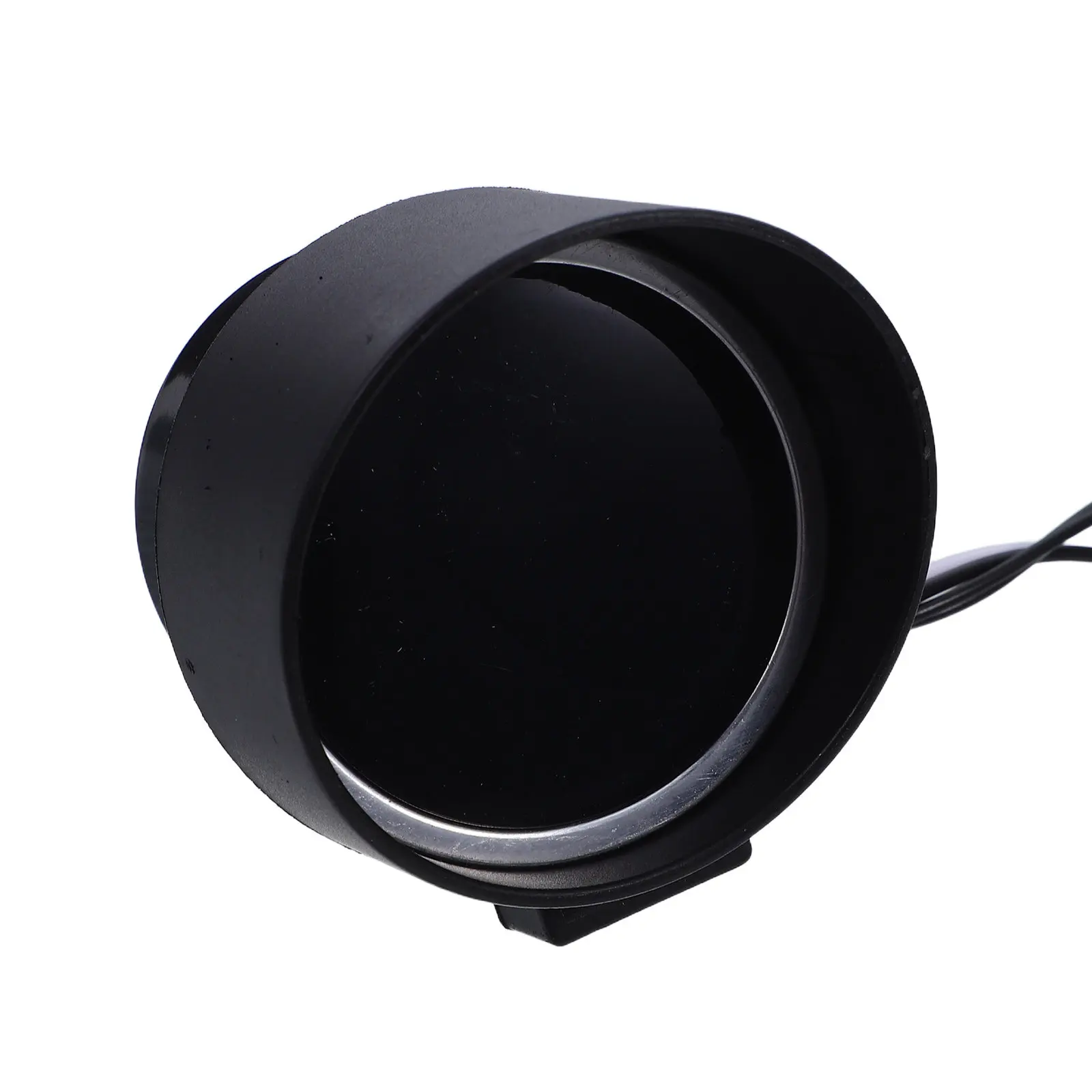 Water Temperature Voltage Gauge 2 in 1 Round Gauge Plastic Case Fahrenheit Red Display Including 16Mm Sensor for 12V 24V Car