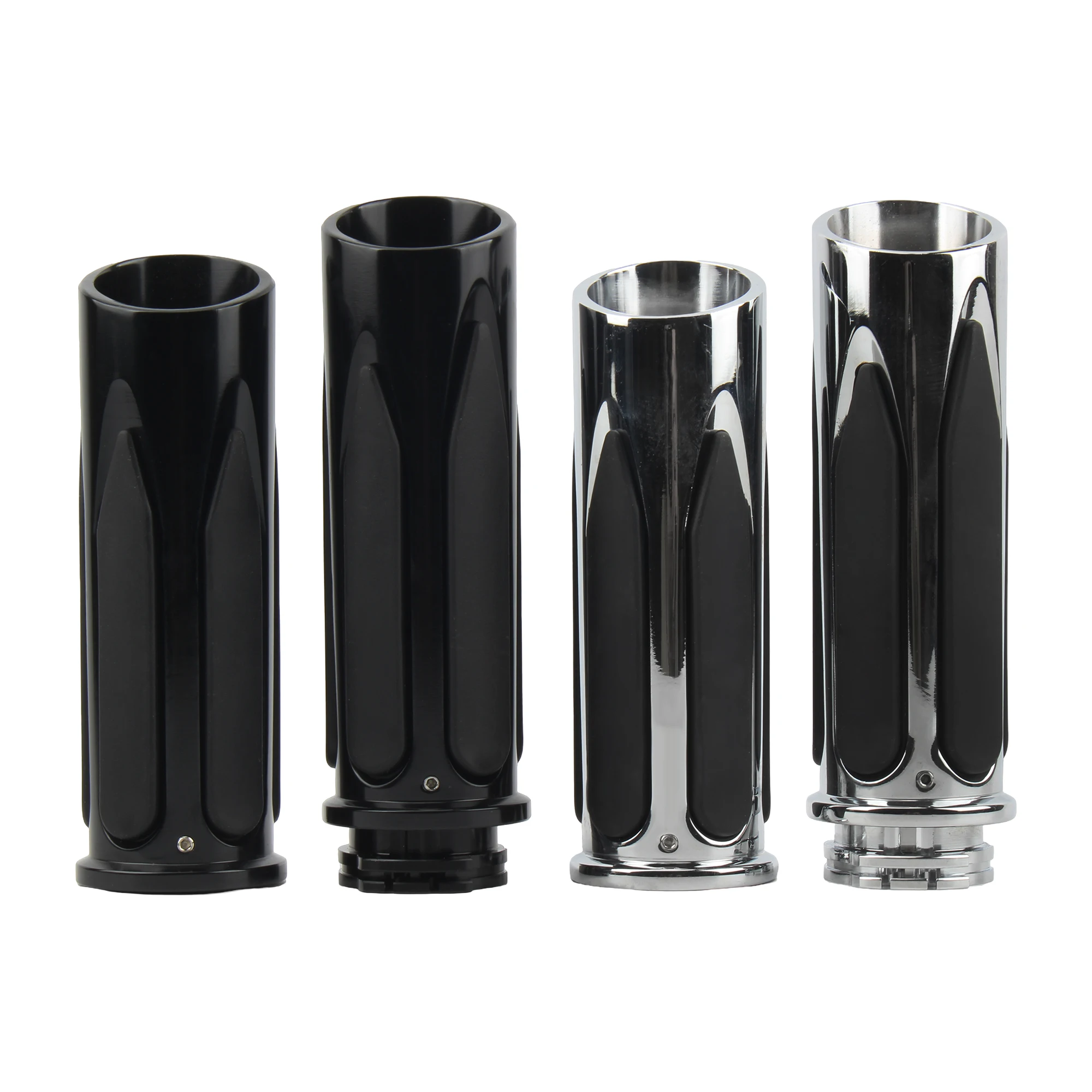 Motorcycle Grips 7/8\'\' Air Cushioned Hand Throttle for Harley Sportster Dyna 883 1200 Honda Accessories Universal Cafe Racer