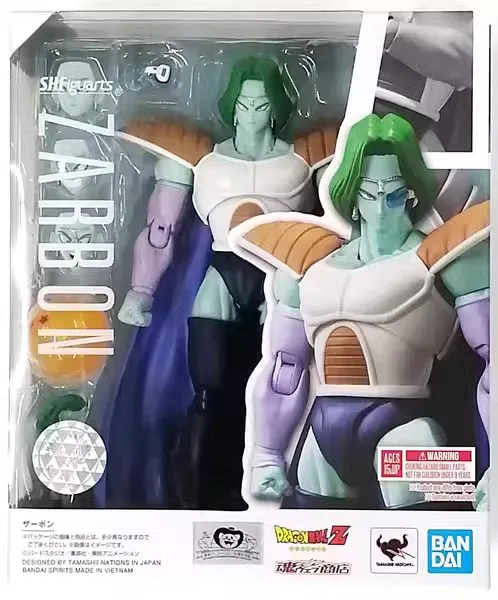 Bandai-figura de acción de DRAGON BALL ZAMBON, modelo Original de Anime T SHF, muñeco coleccionable de PVC, S.H.Figuarts