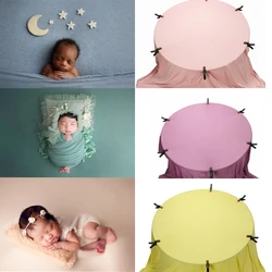 150x160 cm Neugeborenen Fotografie Requisiten Hintergrund weiche Stoffe schießen Studio zubehör Baby posiert Rahmen decken mehrere Farben