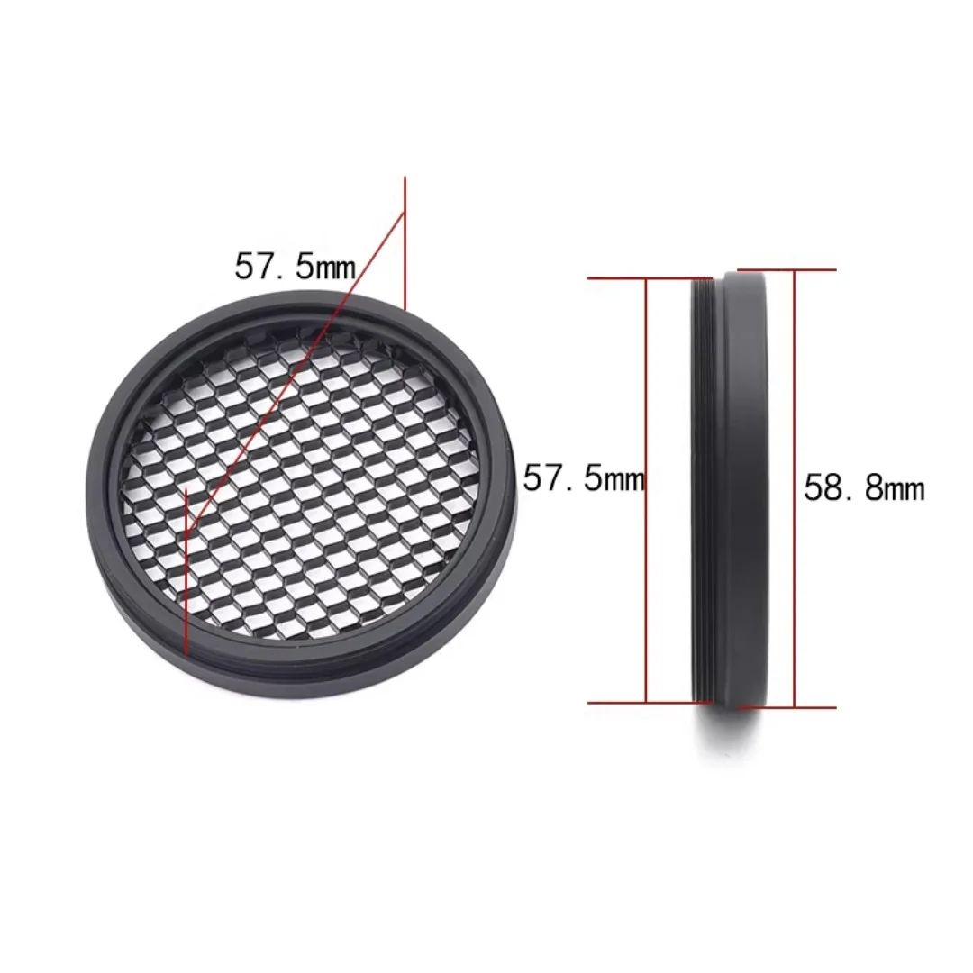 Honeycomb Scope Protector Mesh Cover Sunshade Monocular Sight Lens Extinction Grid Net Protective Shield Cap for GEN3