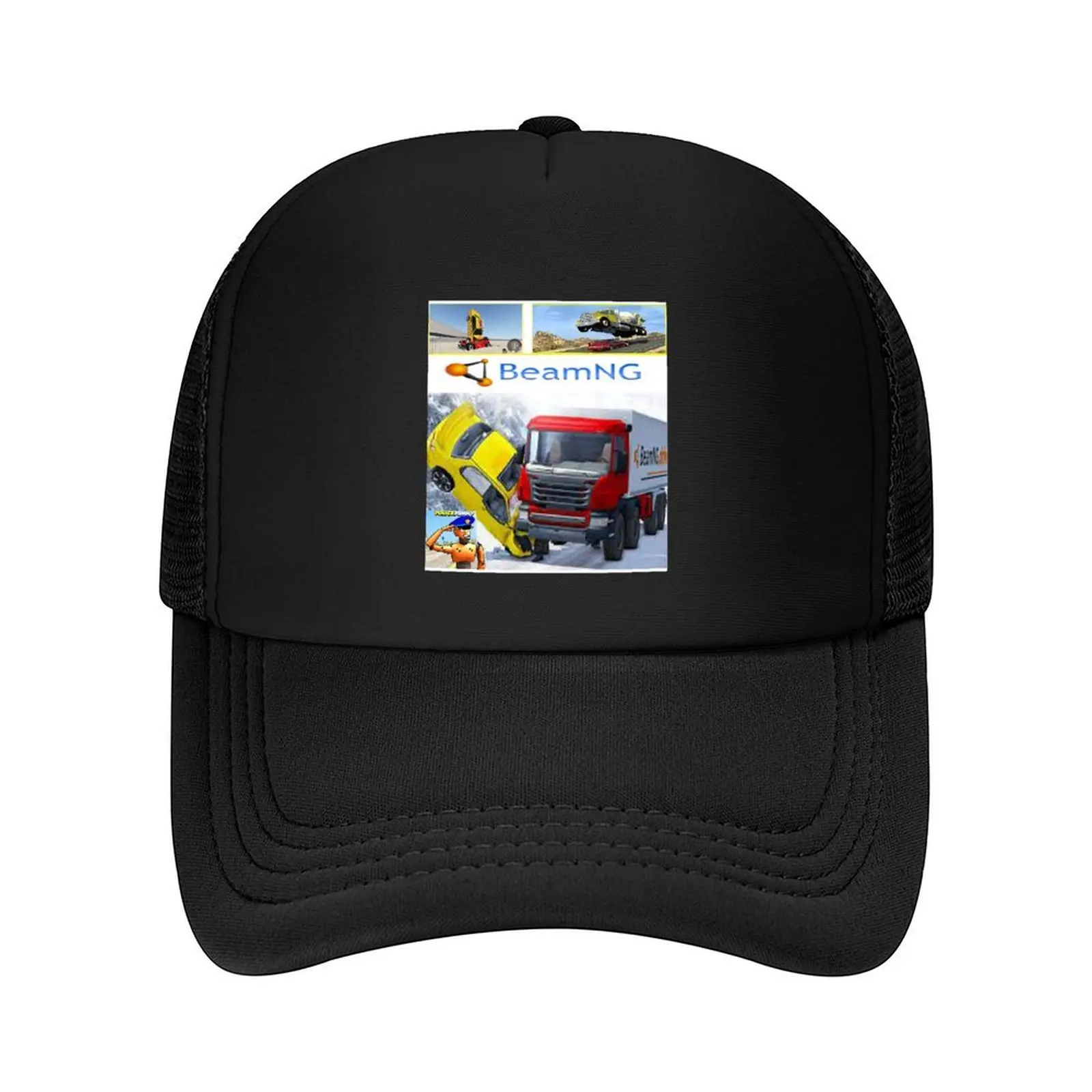 

BeamNG Crash Hard Baseball Cap derby hat Gentleman Hat Trucker Hat Anime Men's Luxury Women's