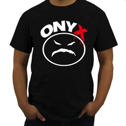 ONYX-Camiseta casual grande para homens, Gráfica Musical, Rap Hip Hop, Roupas de moda, Verão