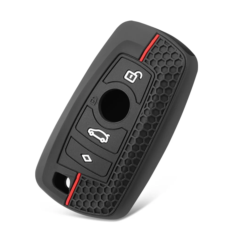 Silicone Car Remote Key Case Cover For BMW 1 2 3 4 5 6 7 Series X1 X3 X4 X5 X6 F36 F25 F26 F30 F34 F10 F07 F20 Z10 G30 F15 F16