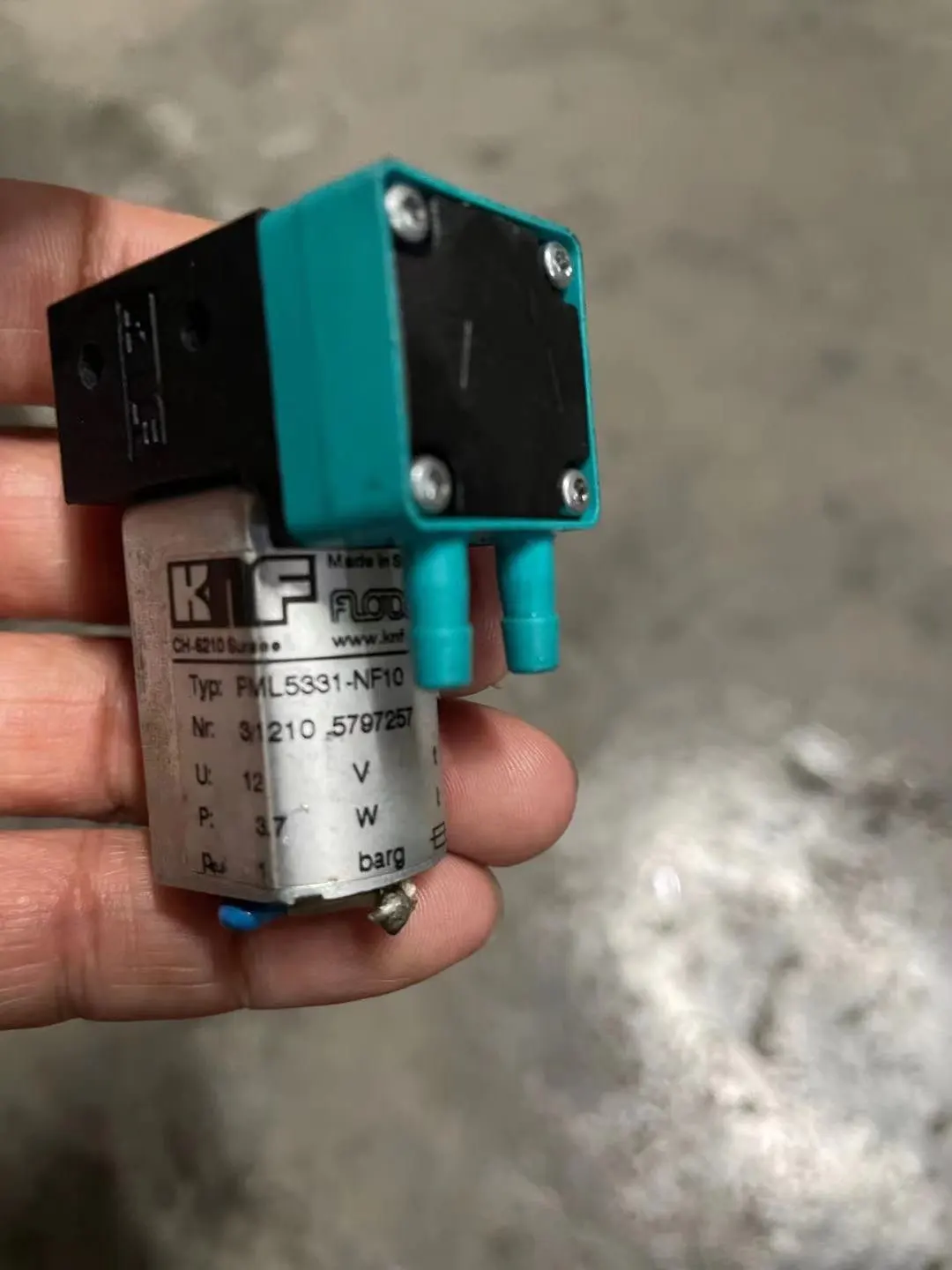 95% New Disassembly Parts Miniature Diaphragm Liquid Pump Water Pump Biochemical Pump PML5331-NF10 12V 3.7w 0.31a