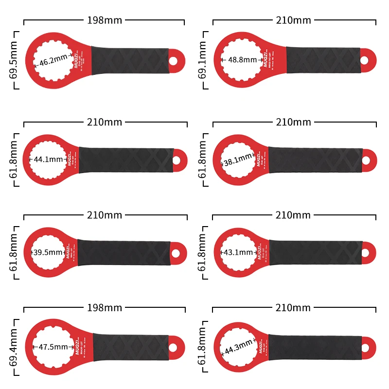 MUQZI Bike Bottom Bracket Wrench for SRAM DUB BSA30 T47 Bicycle Install Remover Repair for Shimano XTR BB93 MT800 BBR60 BB9000